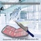 A2Z Scilab Flat Hollow Handle Tweezers, Curved Serrated Head 4.75L, Stainless Steel, Blue Band A2Z-ZR896 - alternate 6